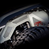 Garde-boue intérieur ventilé noir Jeep Wrangler JL 18- Gladiator JT 20-Poison Spyder
