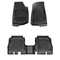 Jeu de tapis de sol noir Jeep Gladiator JT 20- Rugged Ridge