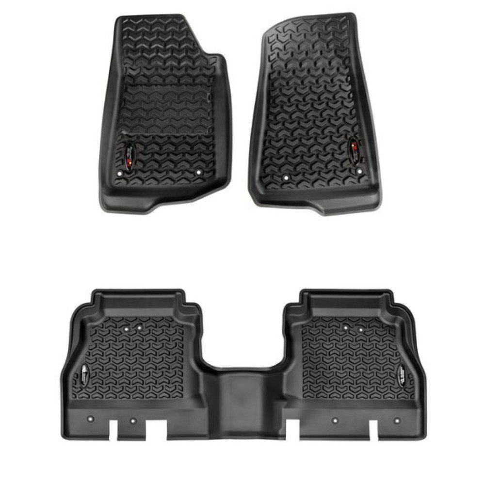 Jeu de tapis de sol noir Jeep Gladiator JT 20- Rugged Ridge