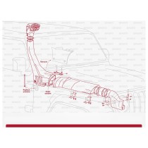 SNORKEL POUR JEEP WRANGLER JL / JT (2017 - )