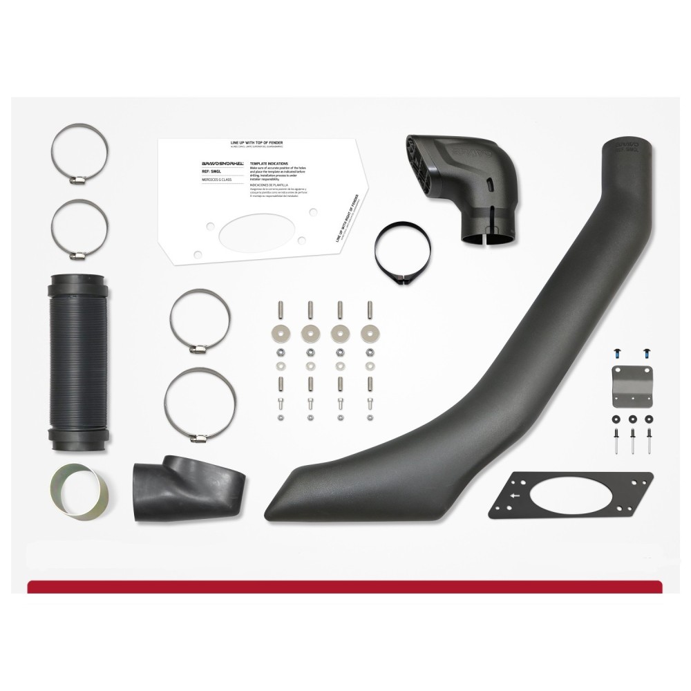 SNORKEL GAUCHE POUR MERCEDES G CLASS W460 / 461 / 463 (1979 - 2018)
