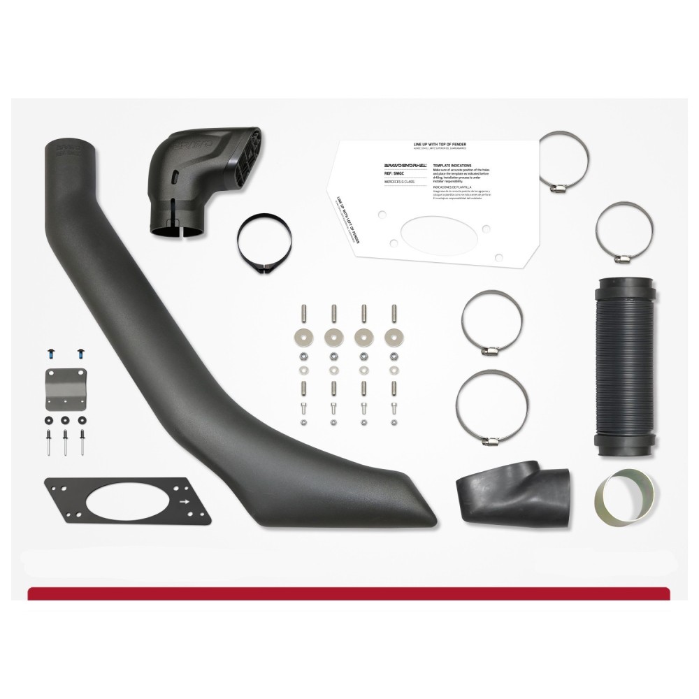 SNORKEL DROITE POUR MERCEDES G CLASS W460 / 461 / 463 (1979 - 2018)