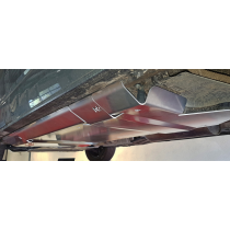BLINDAGE RESERVOIR GASOIL, ADBLUE ET CHAUFFAGE WEBASTO en aluminium de 5mm pour Volkswagen Transporter T6 T6.1 avant 2021