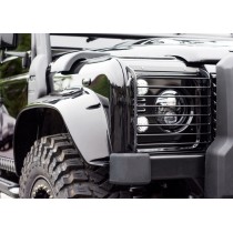 Kit Extension d'Ailes +10 cm Noir Brillant pour Land Rover Defender : Style et Protection Accrus