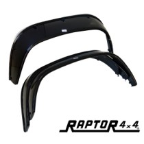 Kit Extension d'Ailes +10 cm Noir Brillant pour Land Rover Defender : Style et Protection Accrus