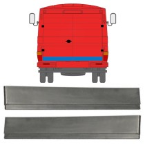 RÉPARATION DE LA PORTE ARRIÈRE PANEL / SET POUR MERCEDES 406-608D 1968-1986