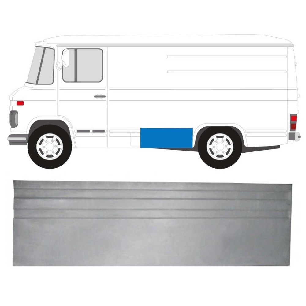 PANNEAU DE RÉPARATION / GAUCHE POUR MERCEDES 406-608D 1968-1986