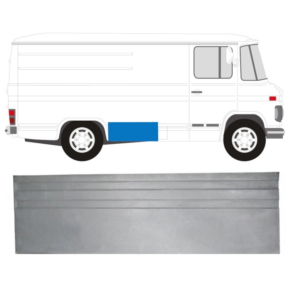 PANNEAU DE RÉPARATION / DROIT POUR MERCEDES 406-608D 1968-1986