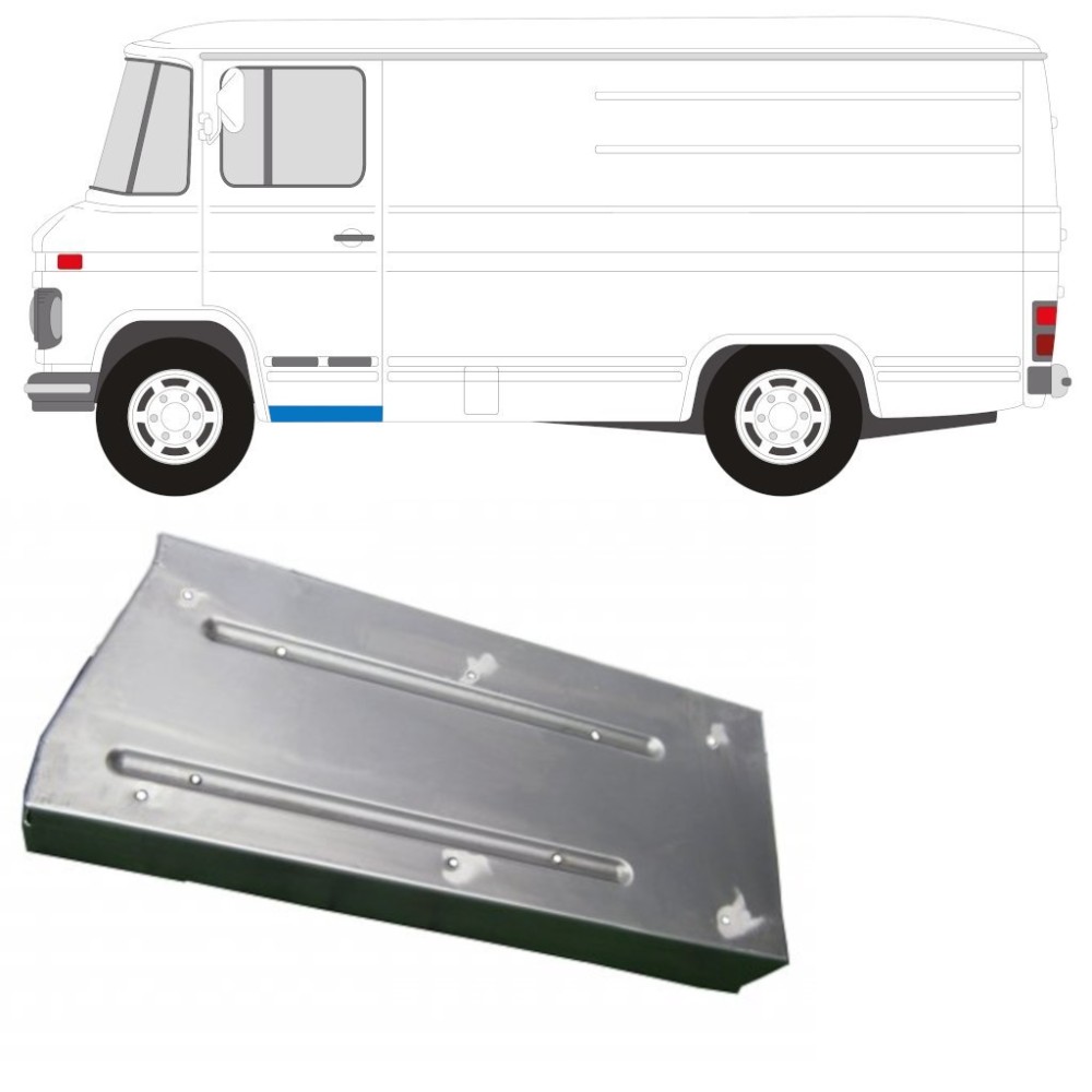 MARCHEPIED DE PORTE AVANT PANNEAU DE RÉPARATION GAUCHE POUR MERCEDES 406-608D 1968-1986