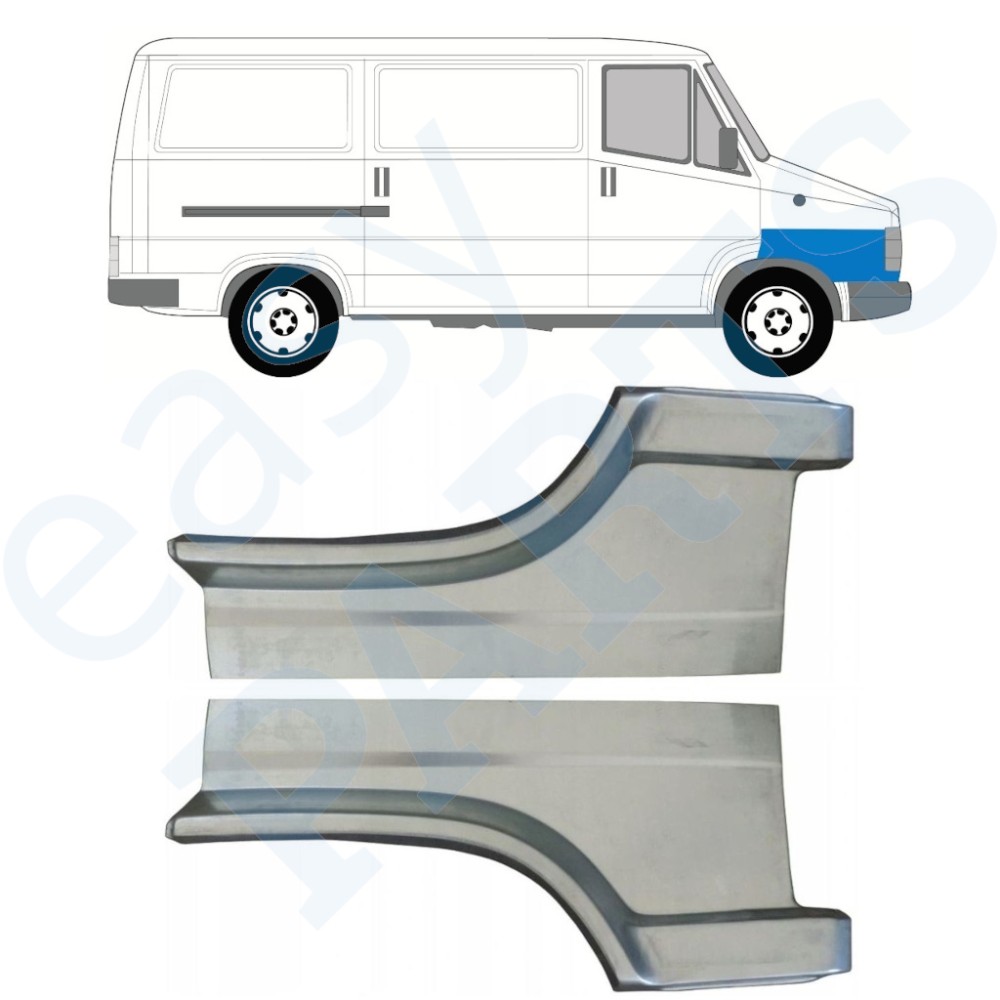 PANNEAU DE RÉPARATION DE L'AILE AVANT / SET POUR FIAT DUCATO / C25 / J5 1990-1994