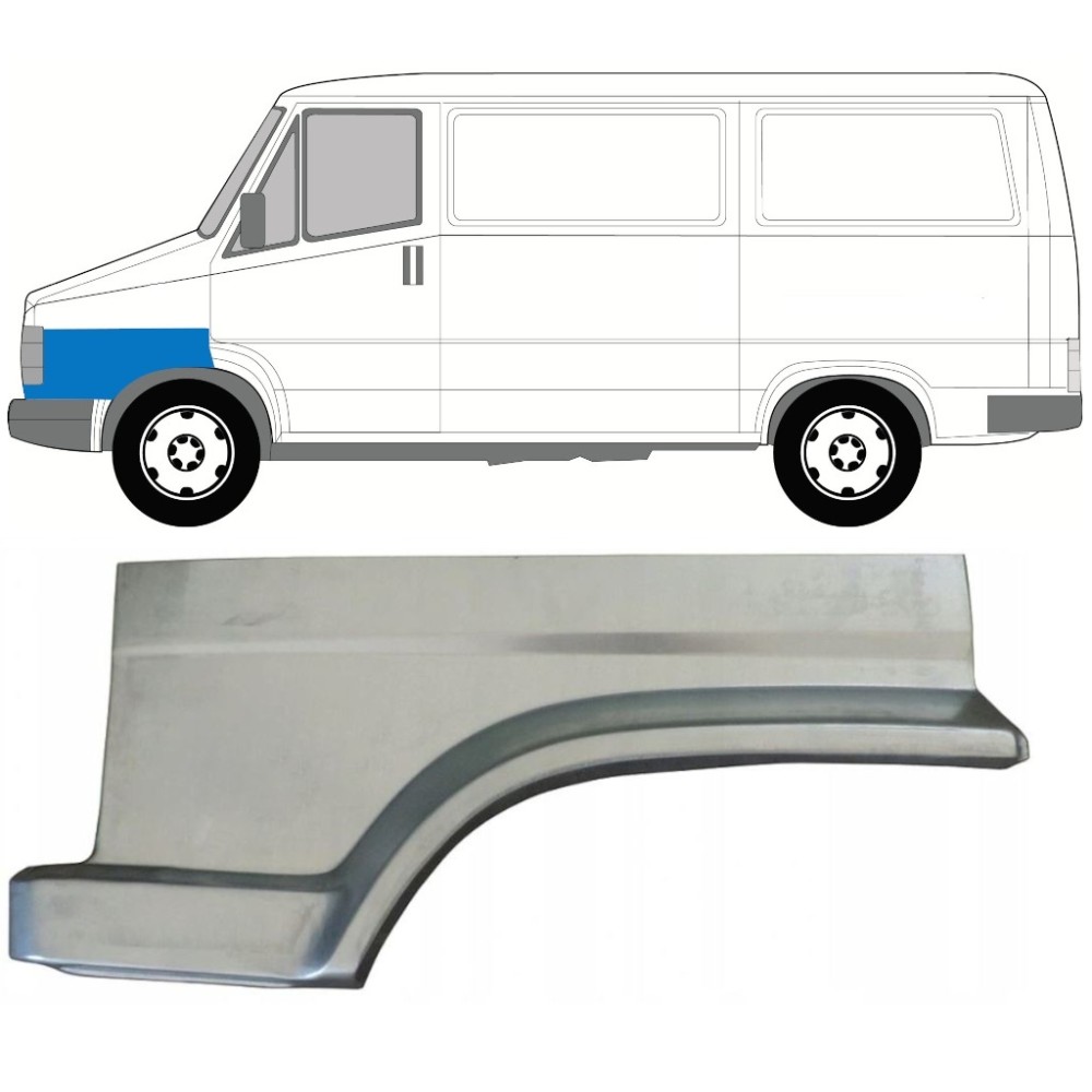 PANNEAU DE RÉPARATION DE L'AILE AVANT / GAUCHE POUR FIAT DUCATO / C25 / J5 1990-1994
