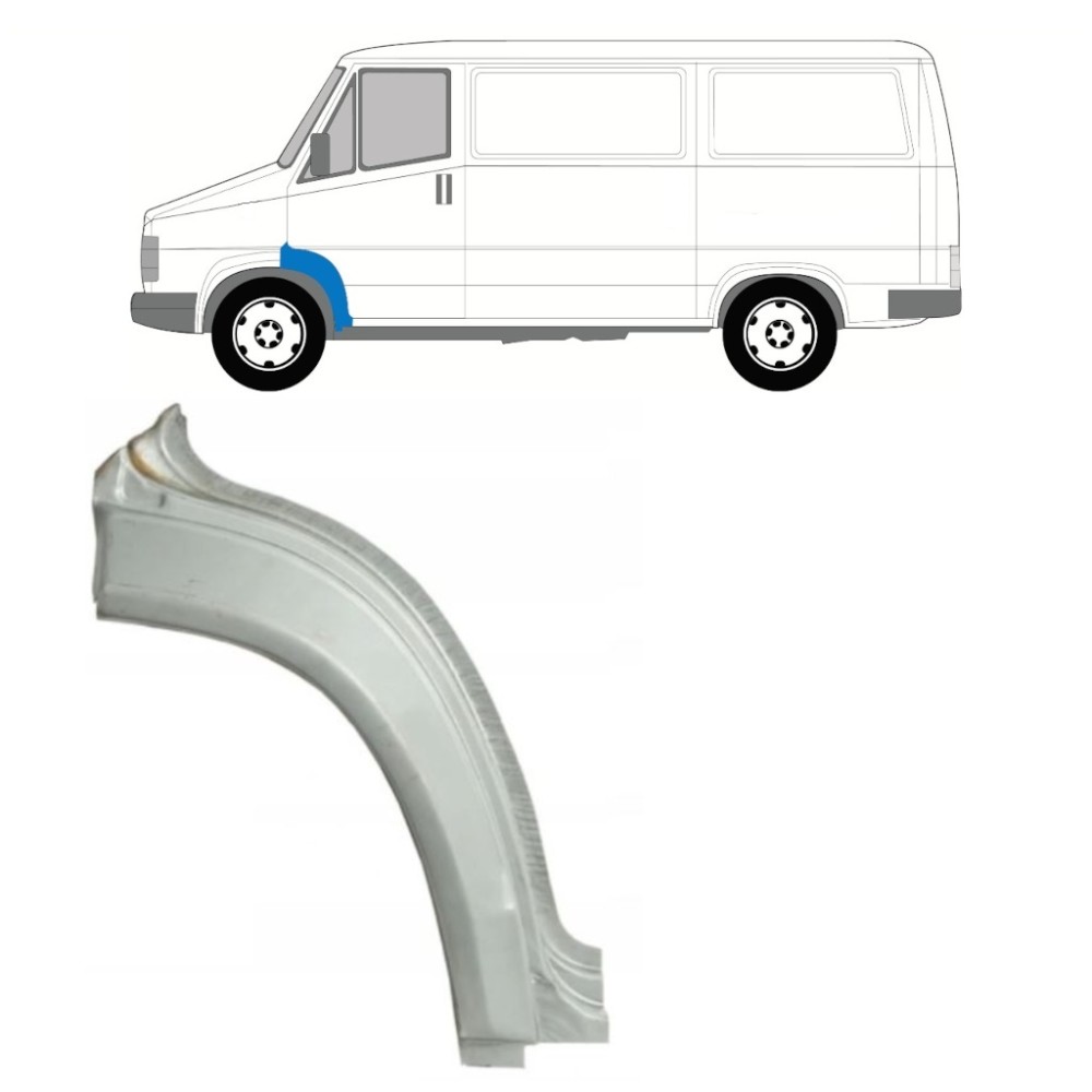 PANNEAU DE RÉPARATION DU PASSAGE DE ROUE AVANT / GAUCHE POUR FIAT DUCATO / C25 / J5 1981-1994
