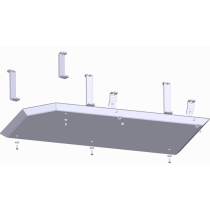 BLINDAGE DE RESERVOIR A CARBURANT 6MM EN ALUMINIUM POUR VW CRAFTER ET MAN TGE 2017-2021