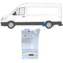 PANNEAU DE RÉPARATION DE L'AILE ARRIÈRE / GAUCHE POUR VOLKSWAGEN CRAFTER / MAN TGE 2017- EMPATTEMENT MOYEN