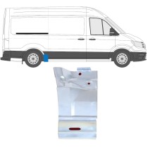PANNEAU DE RÉPARATION DE L'AILE ARRIÈRE / DROIT POUR VOLKSWAGEN CRAFTER / MAN TGE 2017- EMPATTEMENT MOYEN