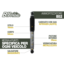 AMORTISSEUR AVANT +4CM B52 POUR SUZUKI JIMNY DEPUIS 2018