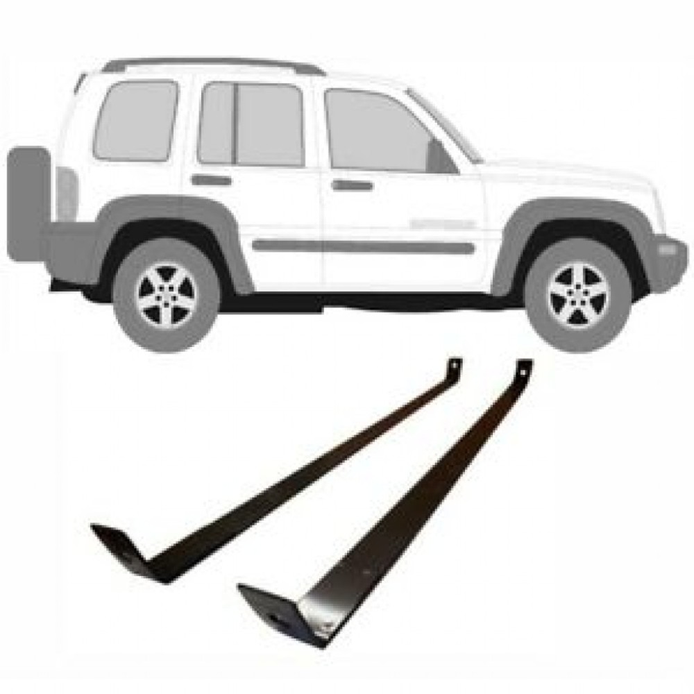 SUPPORT DE SANGLE DE RÉSERVOIR POUR JEEP KJ LIBERTY 2001-2008 / PAIRE