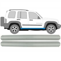 PANNEAU DE RÉPARATION DU SEUIL / DROIT   GAUCHE / SET POUR  JEEP KJ LIBERTY 2001-2008