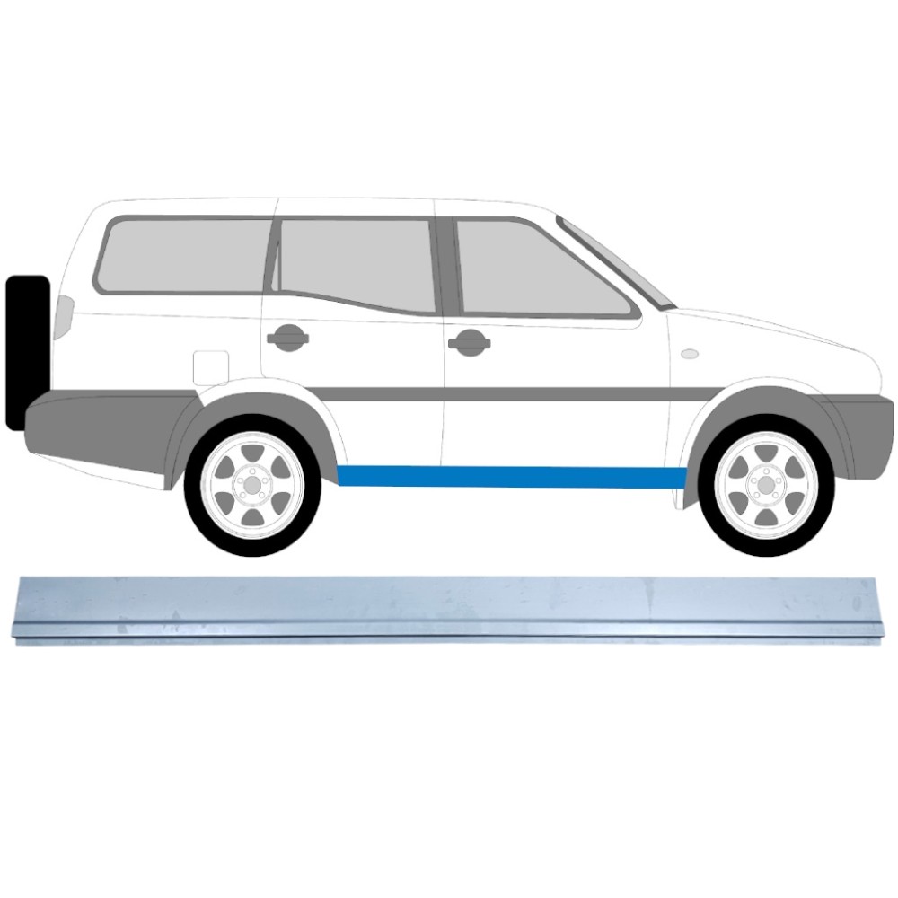 RÉPARATION DU SEUIL INTÉRIEUR / DROIT   GAUCHE POUR NISSAN TERRANO 1993-1999