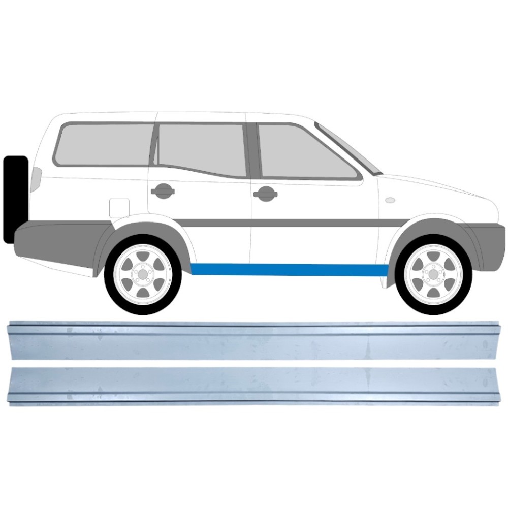 RÉPARATION DU SEUIL INTÉRIEUR / DROIT   GAUCHE KIT POUR NISSAN TERRANO 1993-1999