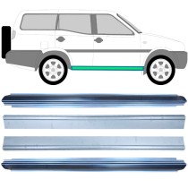 RÉPARATION DU SEUIL / KIT / DROIT + GAUCHE POUR NISSAN TERRANO 1993-1999 INTER + EXTERIEUR
