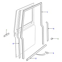 JOINT DE PORTE AVANT DROITE LAND ROVER DEFENDER