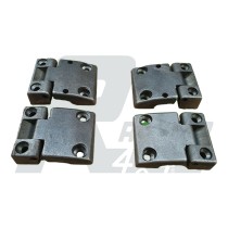 Kit de 4 Charnières de Porte Avant pour Land Rover Defender : Solidité et Fiabilité pour un Usage Intensif