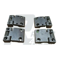Kit de 4 Charnières de Porte Avant pour Land Rover Defender : Solidité et Fiabilité pour un Usage Intensif