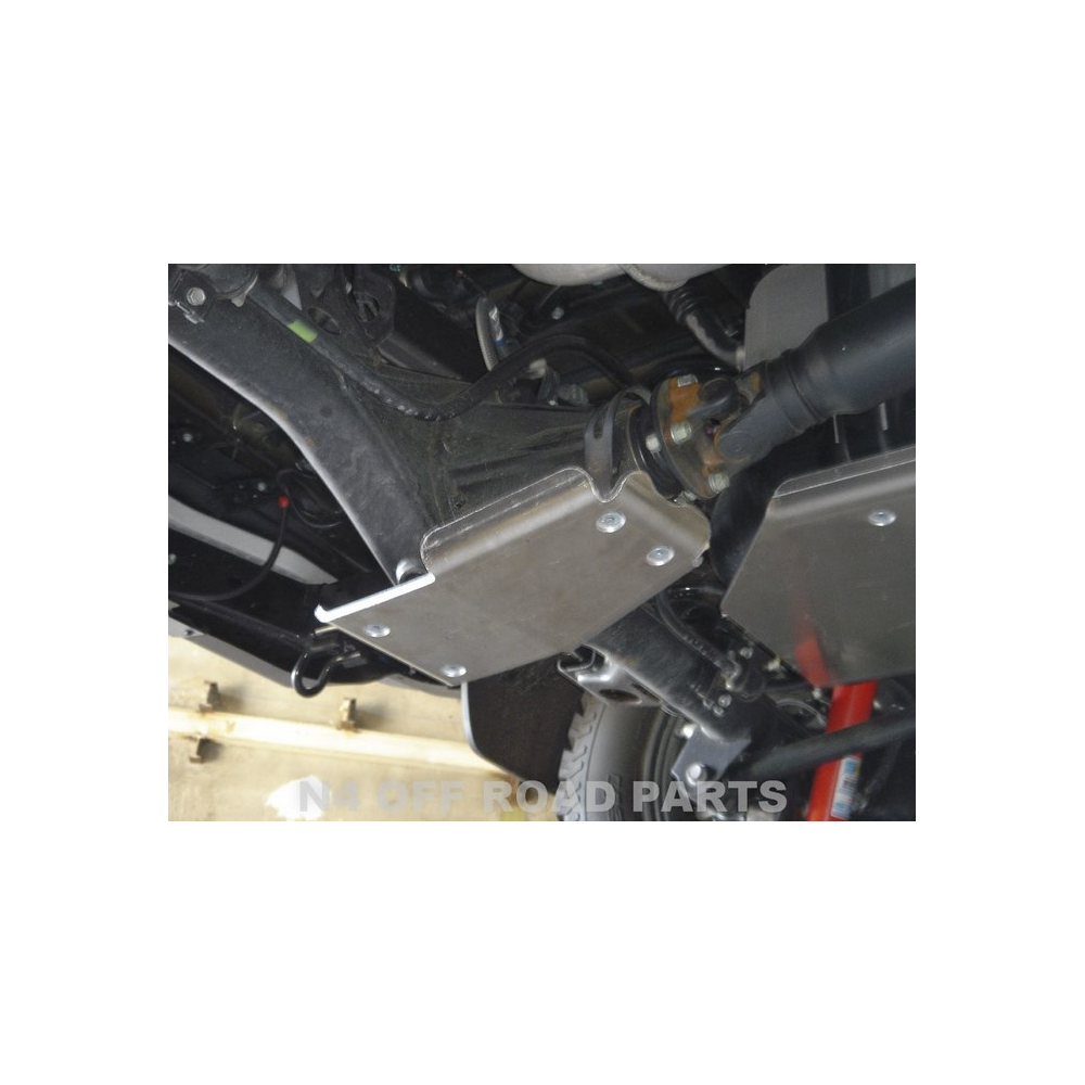 BLINDAGE NEZ DE PONT ARRIERE N4 POUR TOYOTA KDJ120/125, KDJ 150/155, FJ CRUISER ET HILUX VIGO