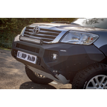 PARE CHOCS AVANT RIVAL EN ALUMINIUM POUR TOYOTA HILUX VIGO DE 2011 A 2015 AVEC FEUX LED