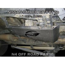 BLINDAGE BOITE DE TRANSFERT N4 8MM POUR NISSAN PATROL Y60 ET Y61 5 PORTES