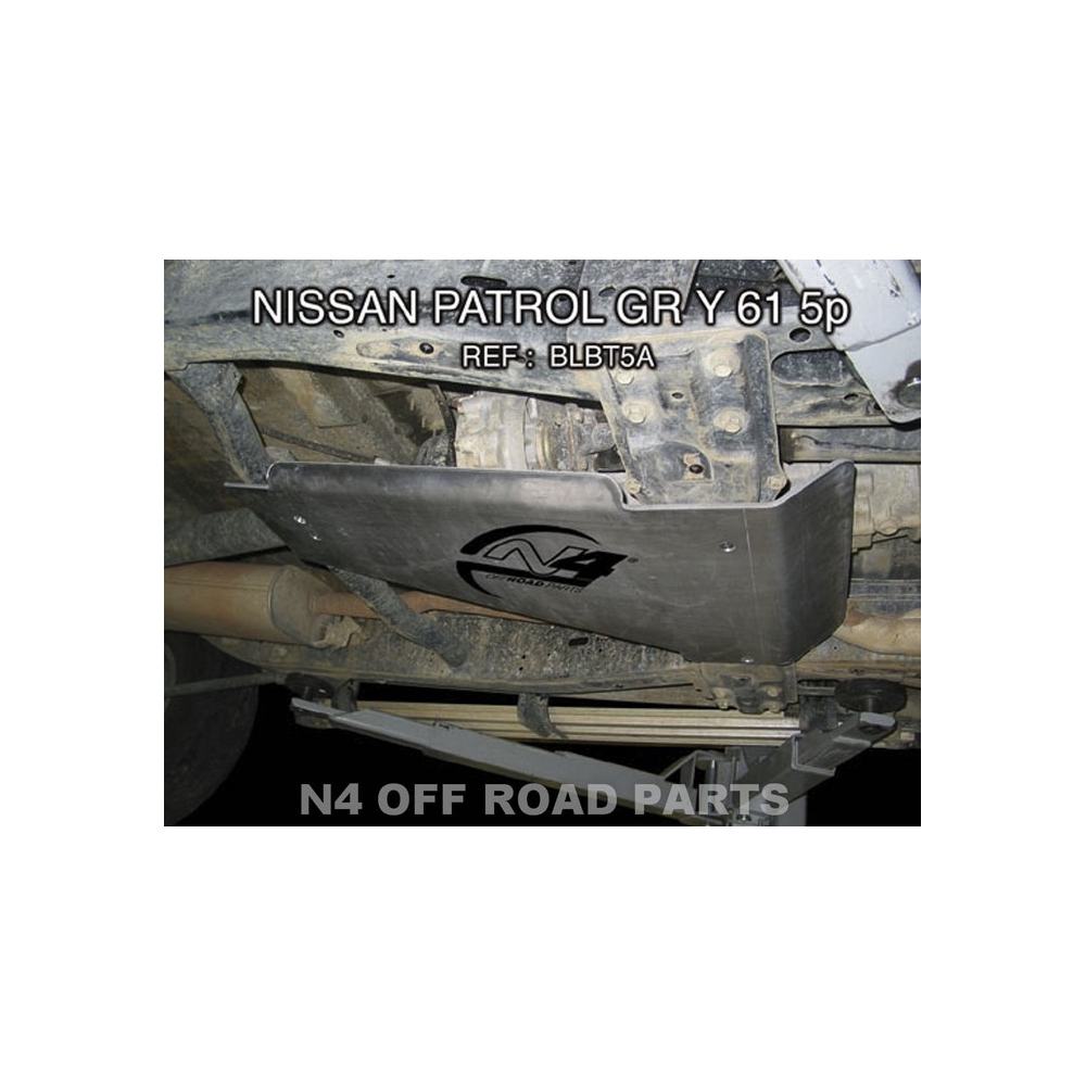 BLINDAGE BOITE DE TRANSFERT N4 8MM POUR NISSAN PATROL Y60 ET Y61 5 PORTES