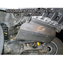 BLINDAGE AVANT N4 8MM POUR NISSAN PATROL Y61 APRES 2003