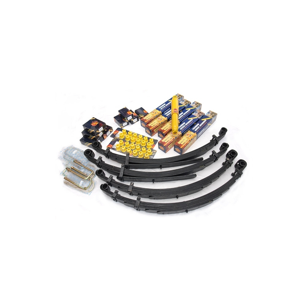 KIT DE SUSPENSION TERRAIN TAMER REHAUSSE +40/50MM POUR TOYOTA LANDCRUISER J7 DE 1984 A 1999