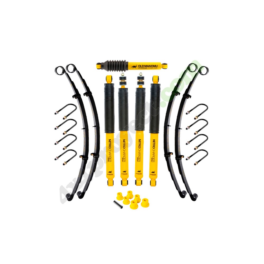 KIT DE SUSPENSION OME REHAUSSE +50MM POUR TOYOTA LANDCRUISER J7