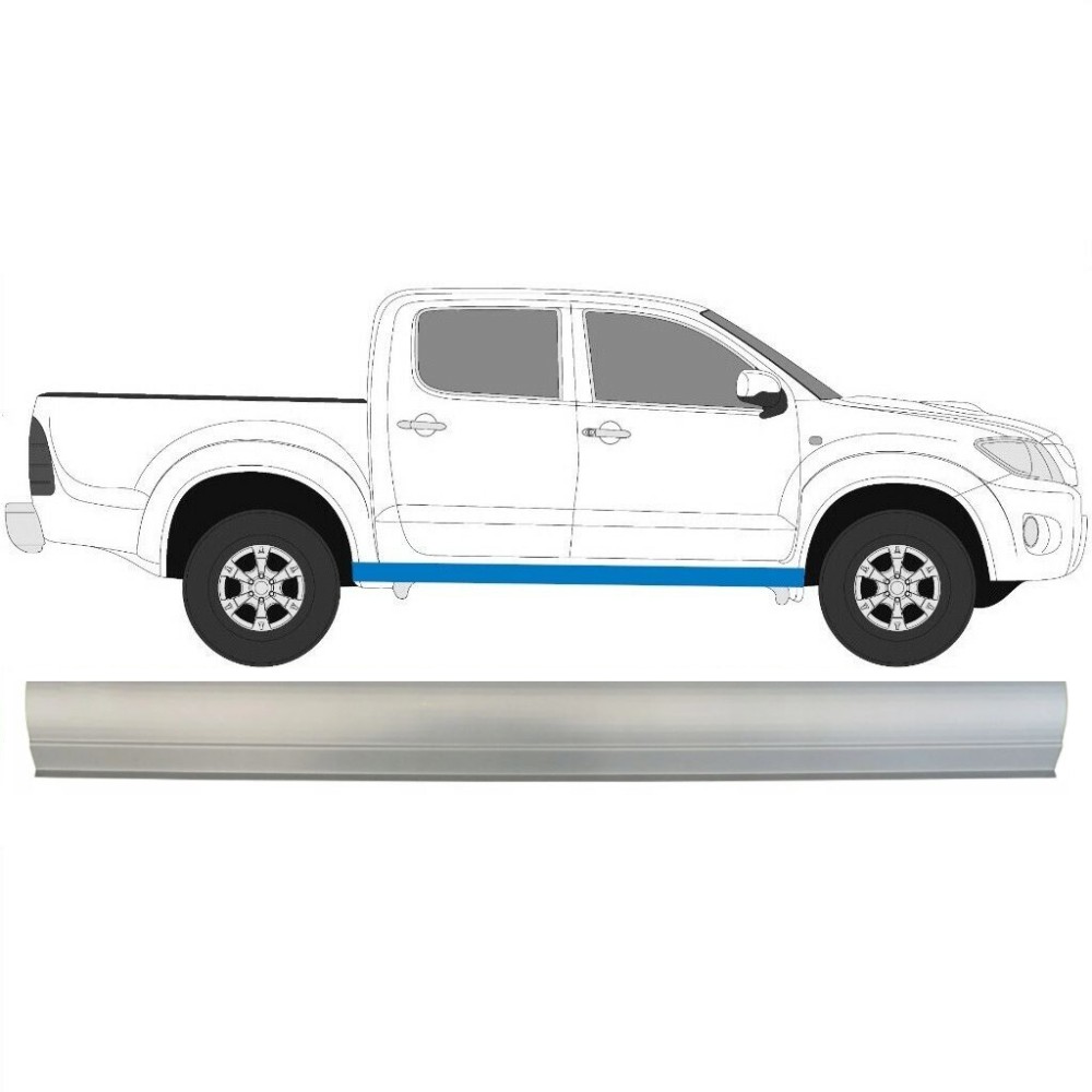 PANNEAU DE RÉPARATION DU SEUIL / GAUCHE - DROIT pour TOYOTA HILUX 2005-2015