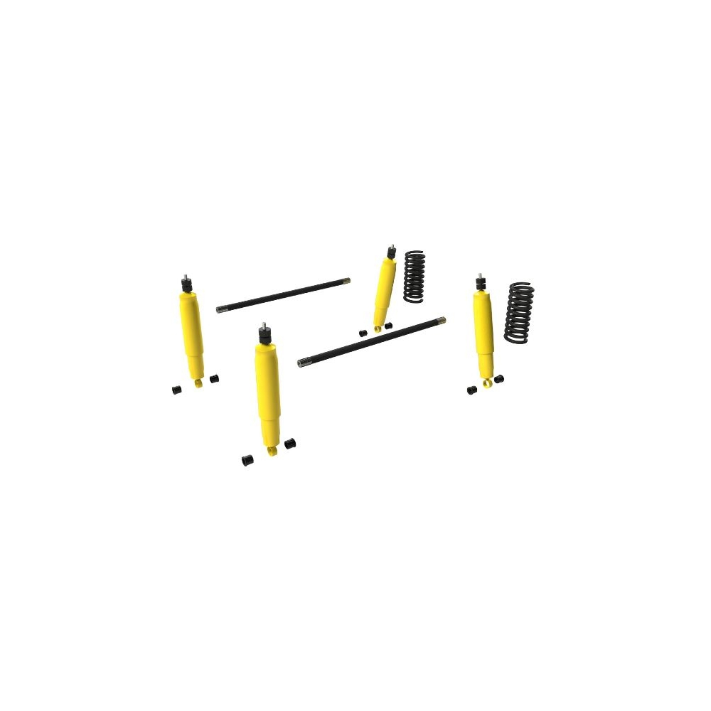 KIT DE SUSPENSION TERRAIN TAMER REHAUSSE +40/50MM POUR NISSAN TERRANO II DE 1993 A 2007