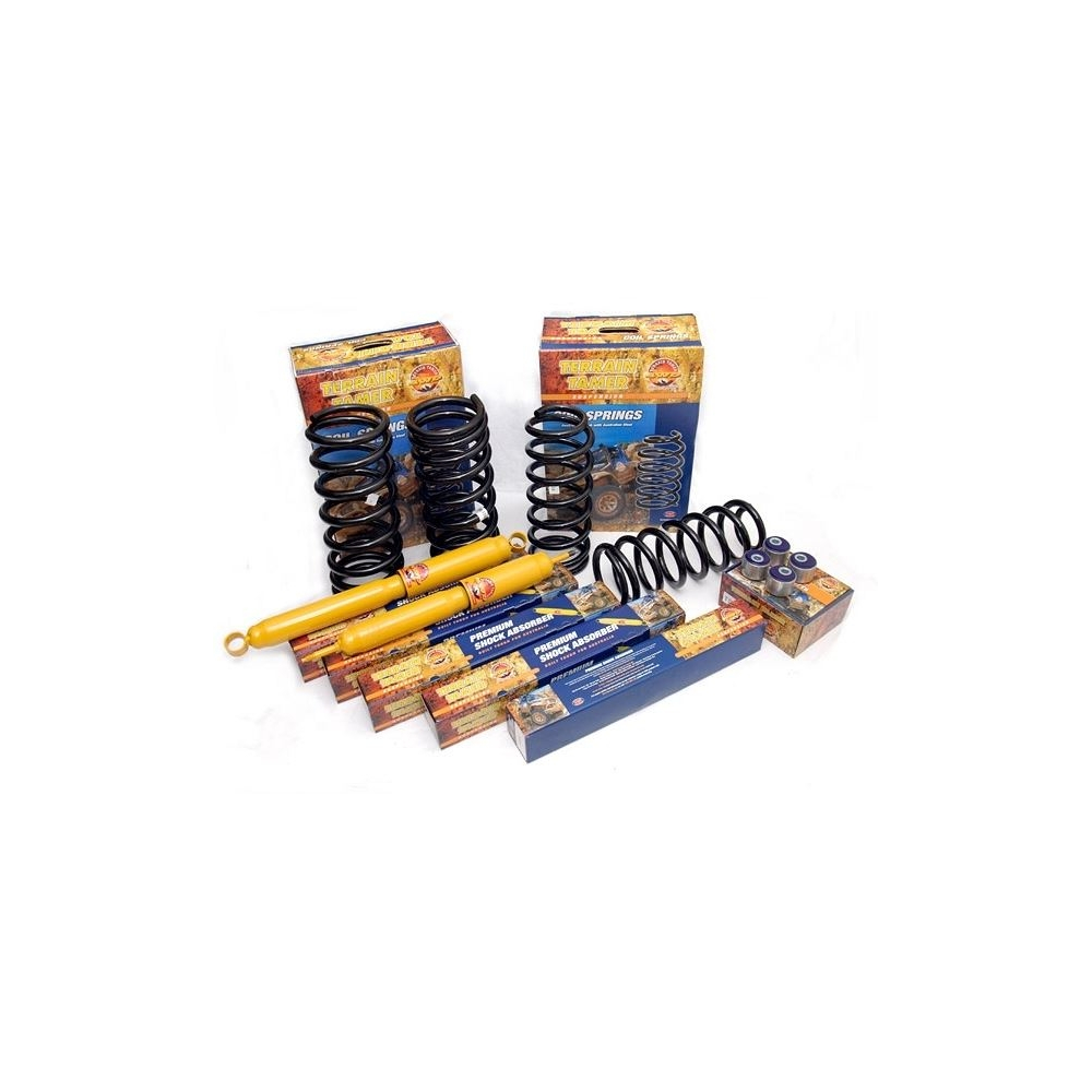 KIT DE SUSPENSION TERRAIN TAMER REHAUSSE +40/50MM POUR TOYOTA HDJ80