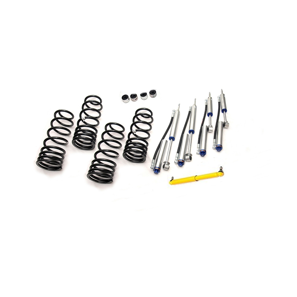 KIT DE SUSPENSION TERRAIN TAMER AVEC AMORTISSEUR PRO SHOCK REHAUSSE +40/50MM POUR TOYOTA HDJ80