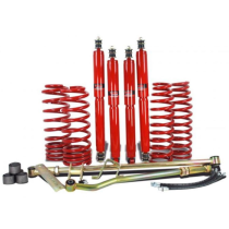 KIT DE SUSPENSION PEDDERS REHAUSSE +90/100MM TARAGE MEDIUM POUR TOYOTA LANDCRUISER HDJ80 (dispo decembre)
