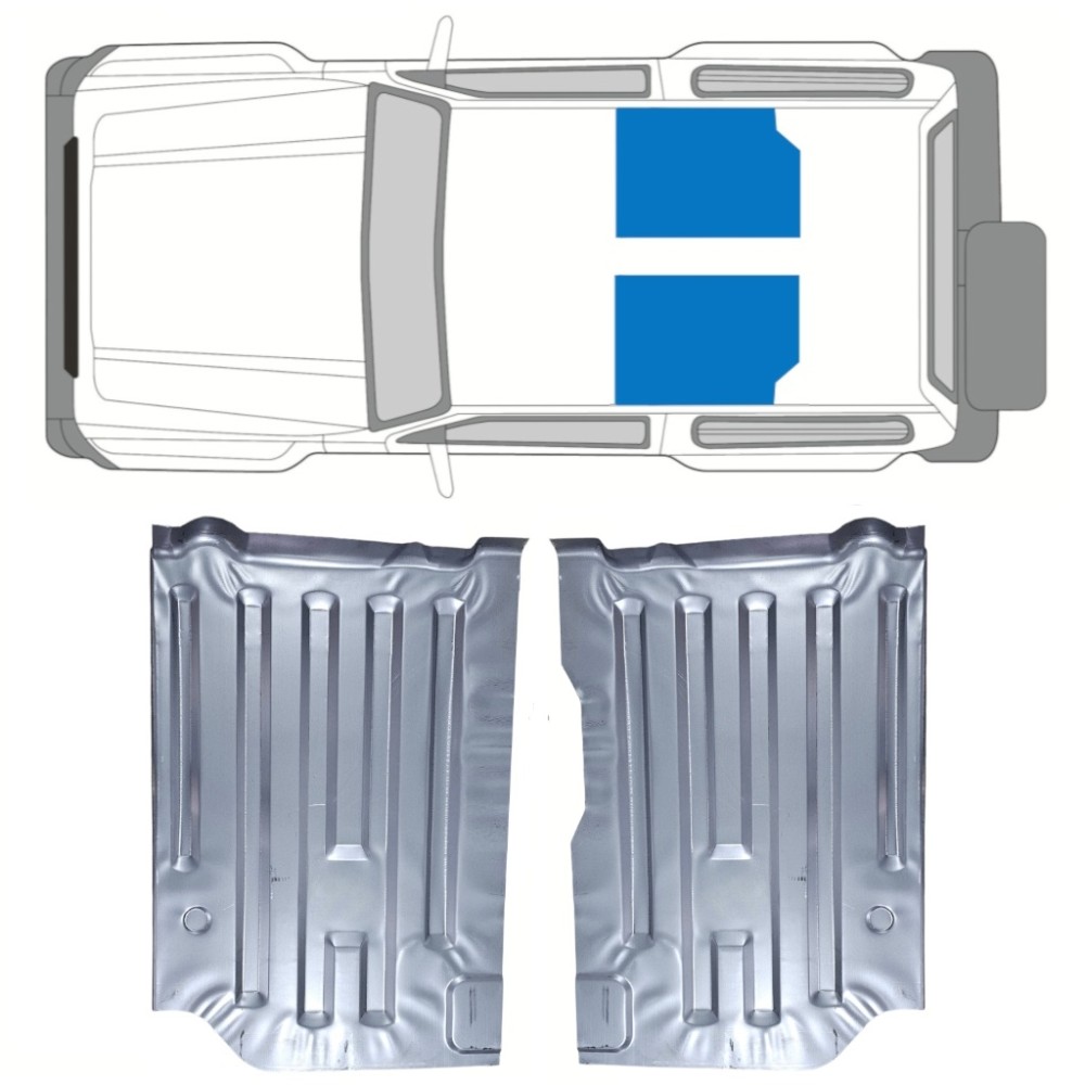 PLANCHER PANNEAU DE RÉPARATION / SET pour SUZUKI SAMURAI 1981-2004