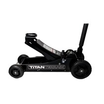 CRIC DE SOL TITAN TERRAIN DE 3 TONNES - CRIC DE CHARIOT HYDRAULIQUE À HAUTE PORTÉE