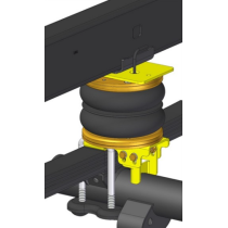 RENFORT DE SUSPENSION PNEUMATIQUE ARRIERE (BOUDINS) POUR TOYOTA HILUX REVO A PARTIR DE 2016 (SANS COMPRESSEUR)