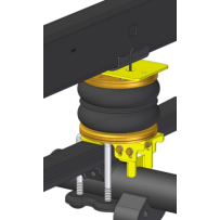 RENFORT DE SUSPENSION PNEUMATIQUE ARRIERE (BOUDINS) POUR TOYOTA HILUX REVO A PARTIR DE 2016 (SANS COMPRESSEUR)