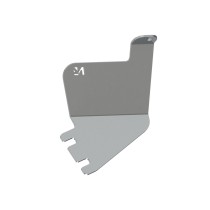 Ski de protection de tubulure d'intercooler en aluminium de 5mm pour Toyota HDJ80