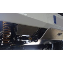 Ski de protection de tubulure d'intercooler en aluminium de 5mm pour Toyota HDJ80