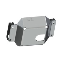 Ski de protection de nez de pont avant en aluminium de 6mm pour Toyota Land Cruiser HDJ80 et Série 7 après 1999