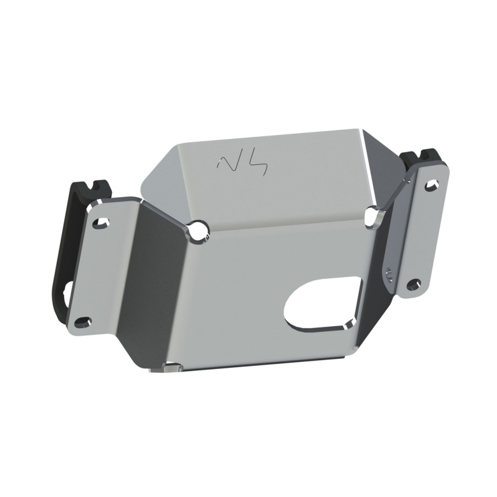Ski de protection de nez de pont avant en aluminium de 6mm pour Toyota Land Cruiser HDJ80 et Série 7 après 1999