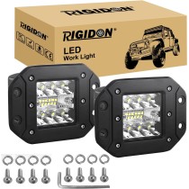 RIGIDON 2 Pcs Rampe de Phare LED, 5 Pouces 42W 12/24V, projecteurs lumière Feux de Travail Offroad 6000k