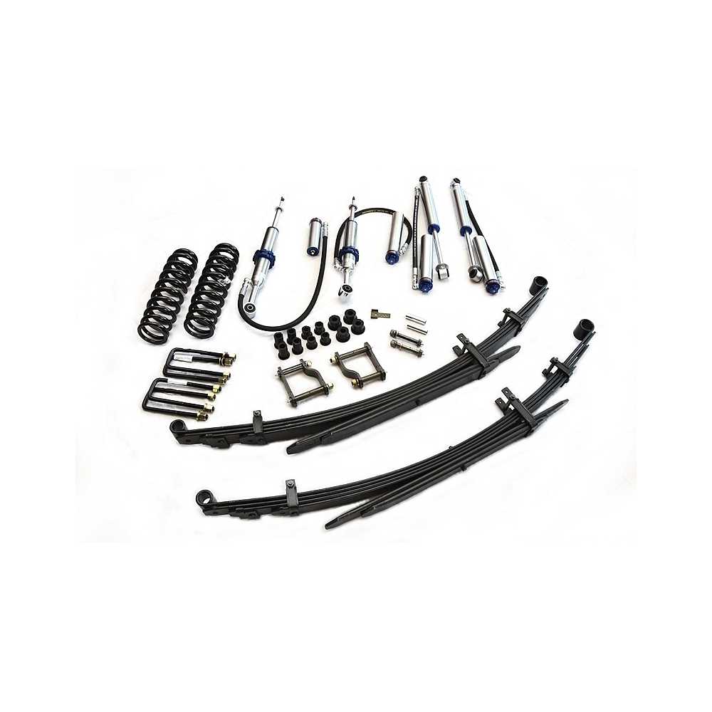 KIT DE SUSPENSION TERRAIN TAMER AVEC AMORTISSEUR PRO SHOCK REHAUSSE +40/50MM POUR NISSAN NAVARA D40